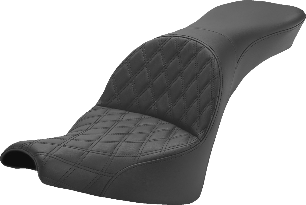 Saddlemen Explorer Lattice Gelcore Seat fits 2018-2025 Harley Softail FXBB FXST