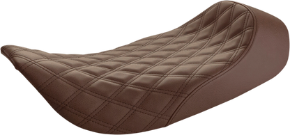 Saddlemen Renegade LS Brown Solo Seat fits 1997-2007 Harley Touring FLHX FLHR
