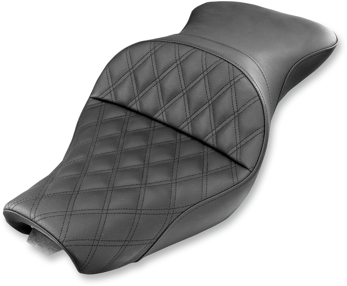 Saddlemen Explorer Lattice Stitch Seat fits 2004-2020 Harley Davidson Sportster