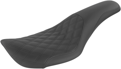 Saddlemen Profiler Lattice Stitch Low Seat for 1996-2003 Harley Dyna Wide Glide