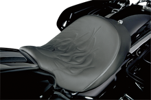 Danny Gray Black Speedcradle Flame Solo Seat fits 2008-2025 Harley Touring