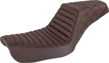 Saddlemen Brown Step Up Seat fits 2004-2005 Harley Dyna Low Rider Super Glide