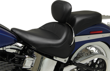 Mustang Wide Solo Seat & Backrest 2005-2017 Harley Softail Deluxe FLSTN 79914