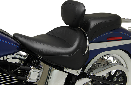 Mustang Wide Solo Seat & Backrest 2005-2017 Harley Softail Deluxe FLSTN 79914