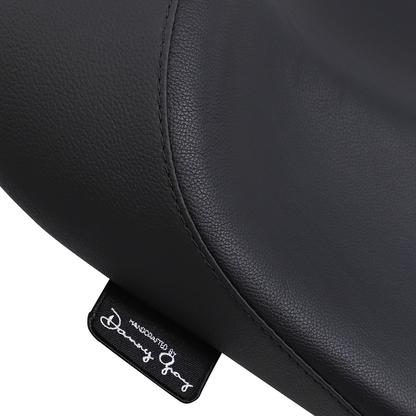 Danny Gray Black Leather Buttcrack Solo Seat for 1997-2007 Harley Touring FLHR