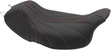 Mustang Revere Journey Red Gravity Solo Seat fits 2008-25 Harley Touring 75059AB