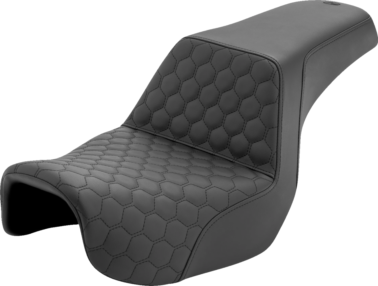 Saddlemen Step Up Honeycomb Stitch Seat fits 2006-2017 Harley Dyna FXD FLD FXDF