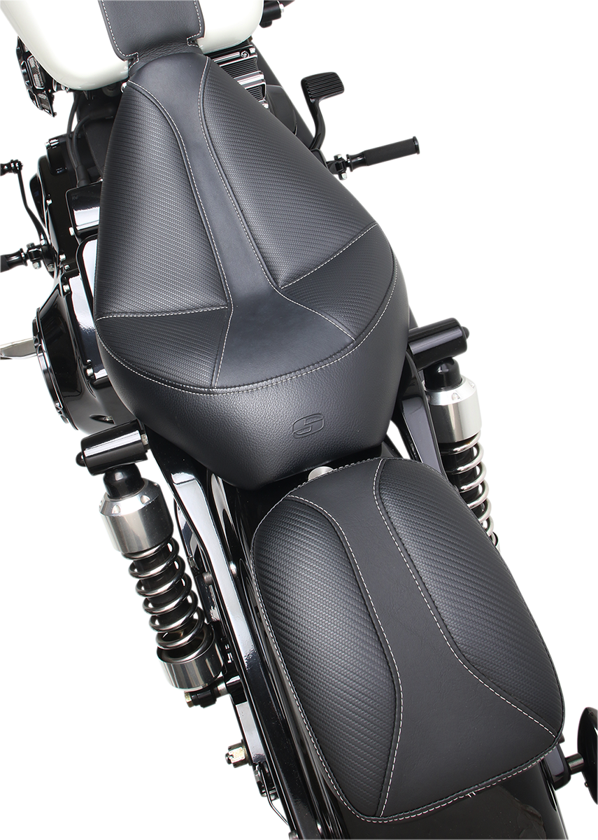 Saddlemen Dominator 7" Detachable Rear Pillion Pad for Harley Davidson