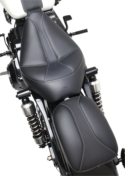 Saddlemen Dominator 7" Detachable Rear Passenger Pillion Pad Seat for Harley