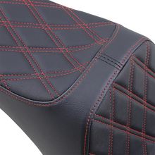 Drag Specialties Predator III Double Diamond Seat 2006-17 Harley Softail Fat Boy