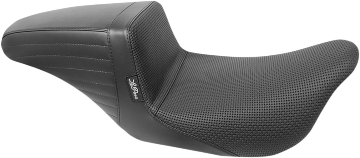 Le Pera Kickflip Basketweave Daddy Long Leg Seat fits 2008-2024 Harley Touring