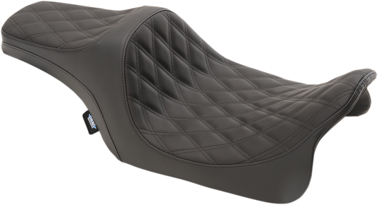 Drag Specialties Predator III Diamond Seat fits 2008-2024 Harley Touring Models