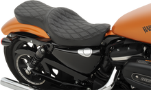 Drag Specialties Double Bucket Diamond Stitch Seat 2010-2022 Harley Sportster XL