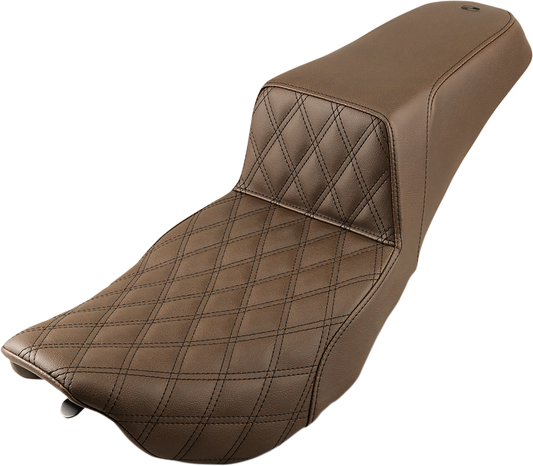 Saddlemen Brown Step Up Gel Seat for 1997 2007 Harley Road King Street Glide