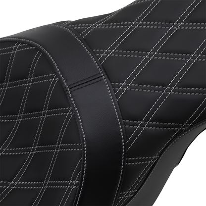 Drag Specialties Predator Forward Positioned Seat fits 2008-2024 Harley Touring