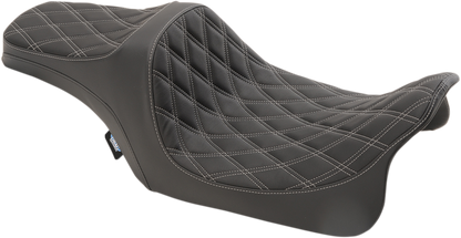 Drag Specialties Predator III Diamond Seat fits 2008-2024 Harley Touring FLHX