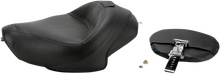 Mustang Wide Motorcycle Solo Seat & Backrest for 2004-2021 Harley Sportster XL