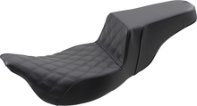 Saddlemen Black Step-Up Extended Reach Seat for 2008-2025 Harley Touring FLHX