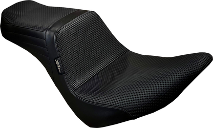 Le Pera Tailwhip Basketweave Seat fits 2018-2025 Harley Softail FXLR FLSB