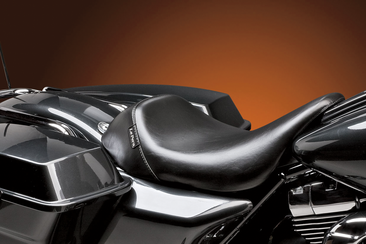 Le Pera Bare Bones Smooth Low Solo Seat fits 2008-2024 Harley Touring LK-005