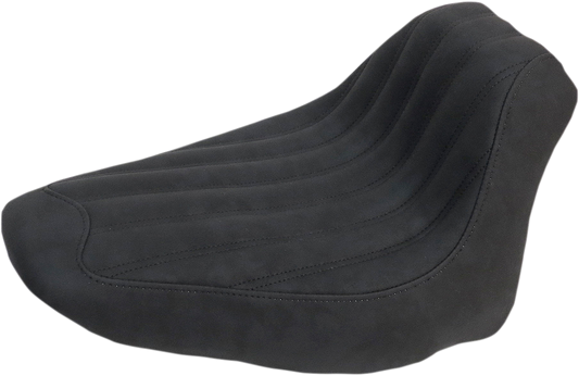 Saddlemen Knuckle Ribbed Stitch Solo Motorcycle Seat 2006-2017 Harley Softail