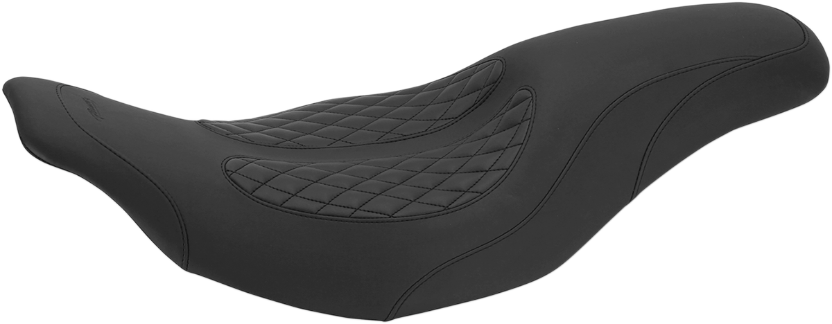 Mustang Dave Perewitz Diamond Seat for 1997-2007 Harley Touring FLHT Road Glide