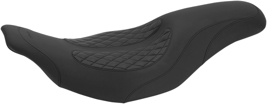 Mustang Dave Perewitz Diamond Seat for 1997-2007 Harley Touring FLHT Road Glide