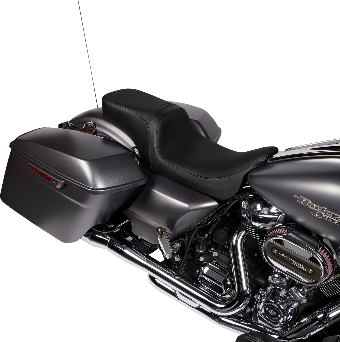 Drag Specialties Predator II Gel Seat fits 2008-2024 Harley Davidson Touring