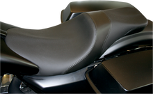 Danny Gray Black Leather Vinyl Weekday Seat 1997-2007 Harley Touring FLHR FLHX