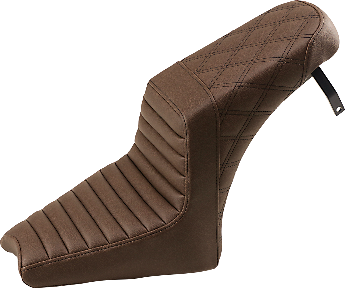 Saddlemen Brown Step Up Gel Core Seat fits 2018-2023 Indian Scout Bobber Rogue