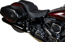 Drag Specialties Predator Silver Diamond Seat 2018-2026 Harley FLSB Low Rider