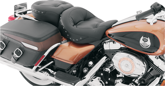 Mustang Regal Studded Seat fits 2008-23 Harley Touring Electra Road Street Glide