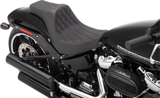 Drag Specialties Diamond Predator III Seat 2018-21 Harley Softail Breakout FXBR