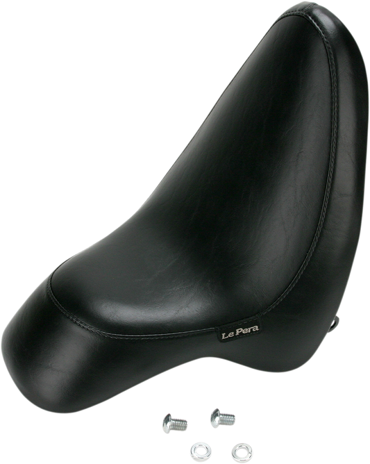 Le Pera Silhouette Smooth Bullet Solo Seat fits 2000-07 Harley Softail FLST FXST