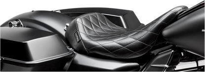 Le Pera Bare Bones Diamond Solo Seat fits 2008-2024 Harley Touring LK-005DM