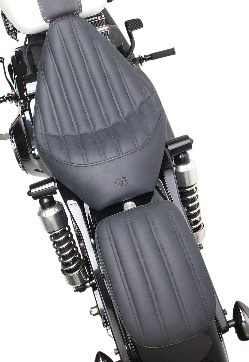 Saddlemen 7" Knuckle Detachable Rear Gel Pillion Pad for Harley Davidson