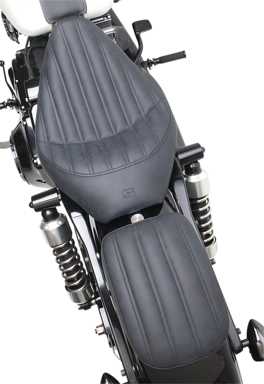 Saddlemen 7" Knuckle Detachable Rear Gel Pillion Pad Seat for Harley Davidson