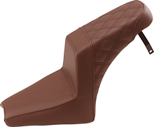 Saddlemen Brown Step Up Rear Lattice Gel Seat for 2018-2024 Indian Scout Bobber