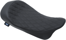 Drag Specialties Low Profile Diamond Solo Seat fits 2008-2025 Harley Touring