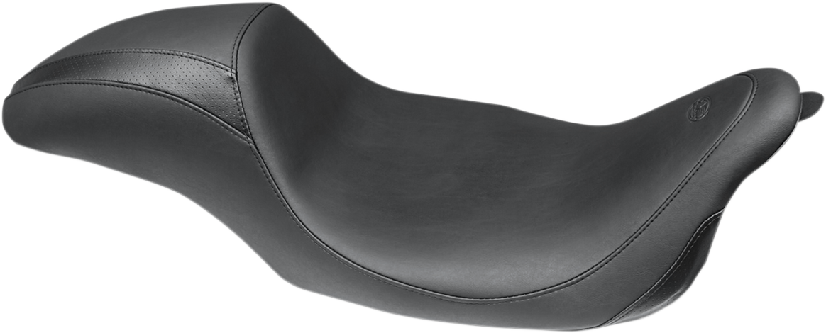 Mustang Hightail Smooth Fastback Solo Seat fits 2008-2024 Harley Touring 75644