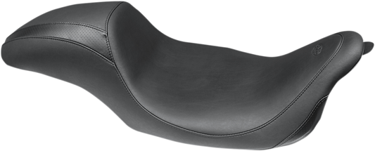 Mustang Hightail Smooth Fastback Solo Seat fits 2008-2024 Harley Touring 75644