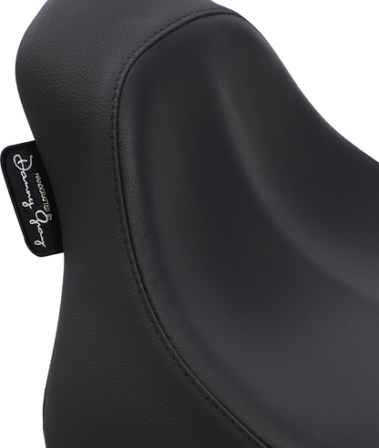 Danny Gray Black Buttcrack Leather Solo Seat fits 1984-1999 Harley Softail FLSTN