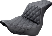 Saddlemen Step-Up Lattice Stitch Gel Seat for 2018-2026 Harley Softail FXLR FLSB