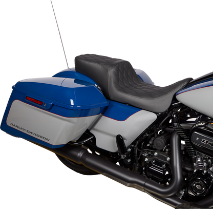 Drag Specialties Performance Predator Diamond Seat for 2008-2024 Harley Touring
