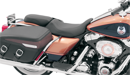 Mustang Tripper Stitched Low Solo Seat fits 2008-2024 Harley Touring 76026