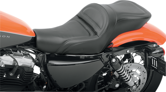 Saddlemen Black Comfortabe Explorer Seat fits 2004-22 Harley Davidson Sportster