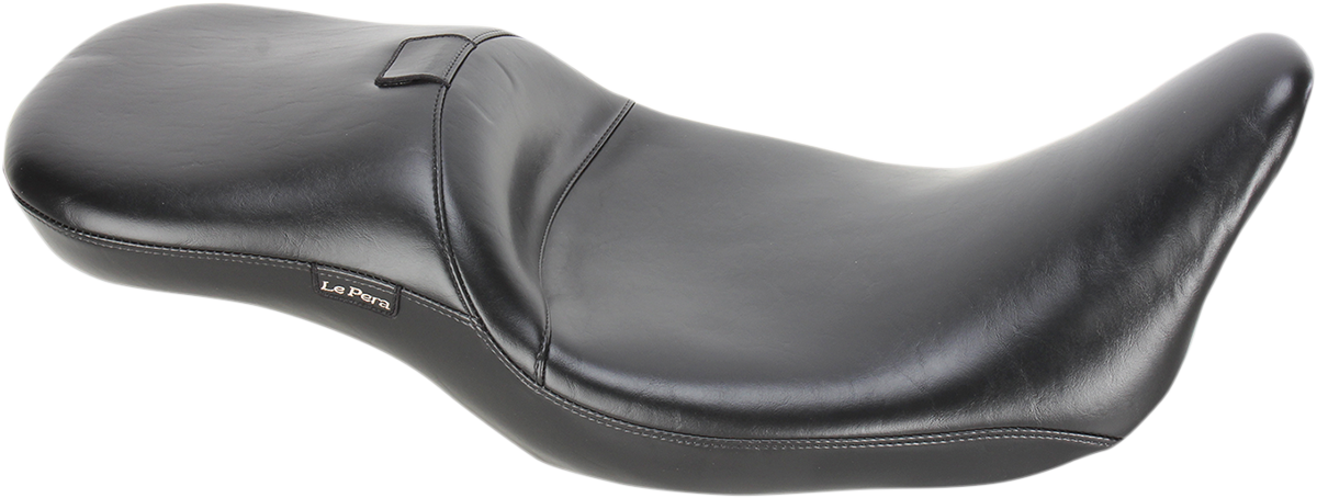 Le Pera Maverick Daddy Long Legs Smooth Seat & Backrest for 08-23 Harley Touring