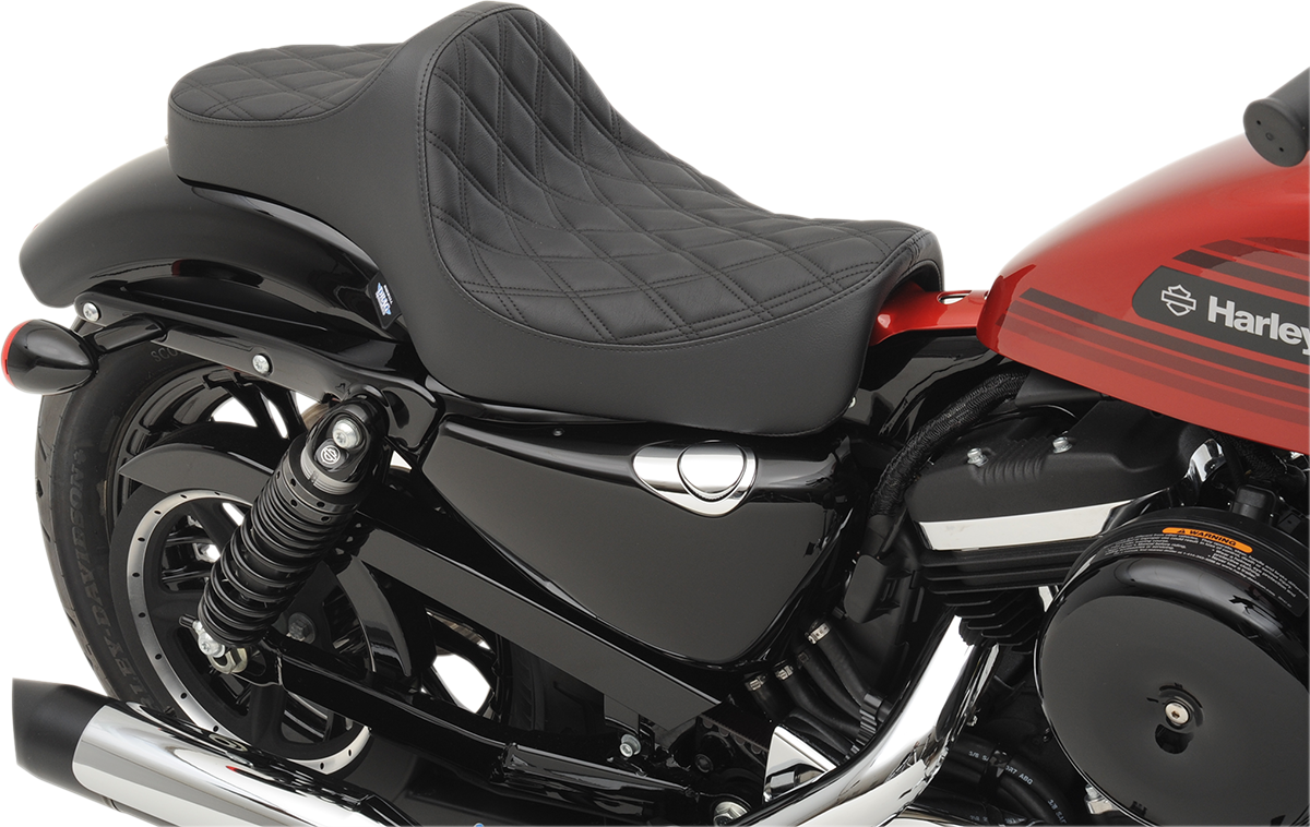 Drag Specialties Predator III Diamond Seat 2004-2022 Harley Davidson Sportster