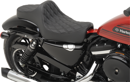 Drag Specialties Predator III Diamond Seat 2004-2022 Harley Davidson Sportster