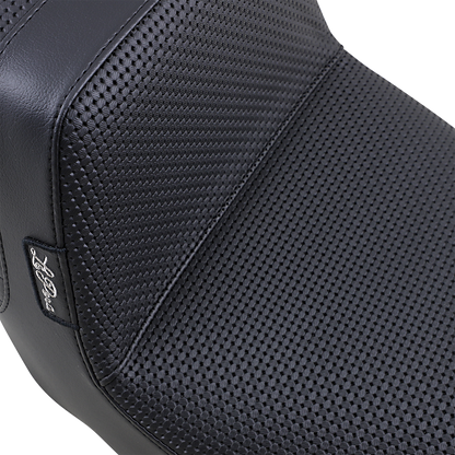 Le Pera Tailwhip Basketweave Seat for 2008-2024 Harley Davidson Touring LK-587BW